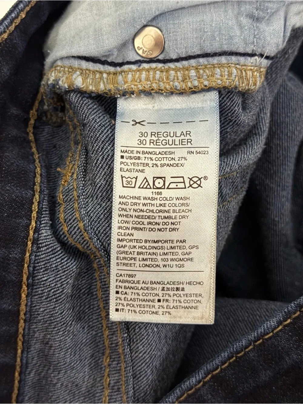 GAP Women's Dark Indigo Skinny Jeans